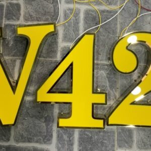 CHỮ  MICA HÚT NỔI