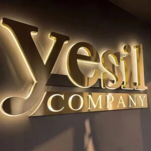 CHỮ NỔI INOX VÀNG GƯƠNG/XƯỚC